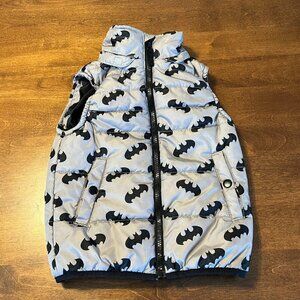H&M puffer vest batman grey boy toddler 4-5